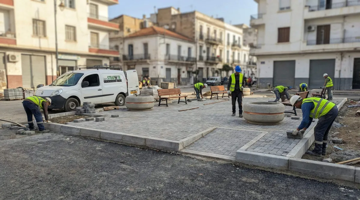 ترميم الأرصفة في الجزائر الوسطى